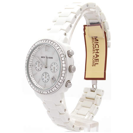   with White Acrylic Link Band  Womens Watch MK5079 Michael Kors Watches
