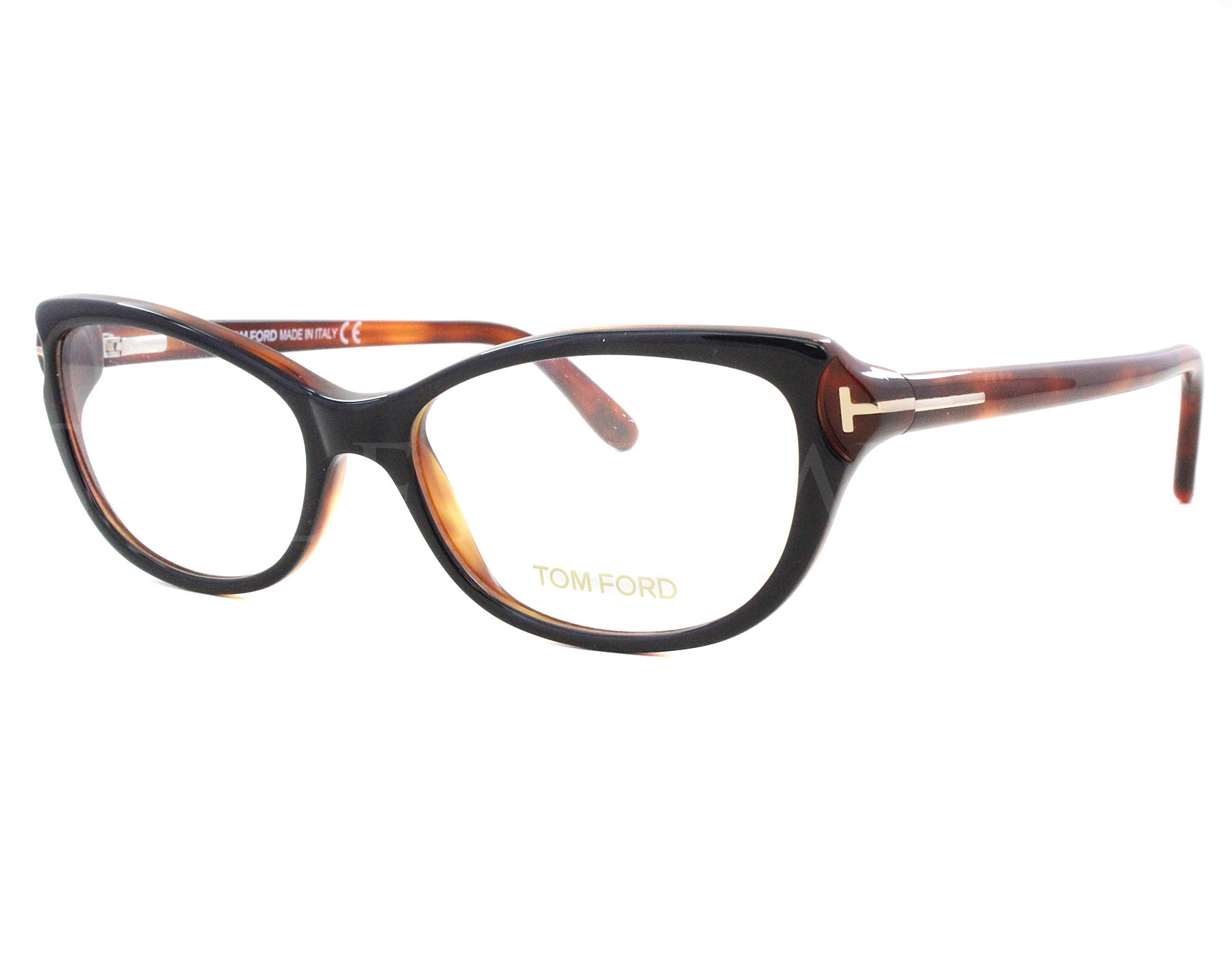 NEW Tom Ford FT5286 005 52mm Black Havana Optical Eyeglasses Frames (NO ...